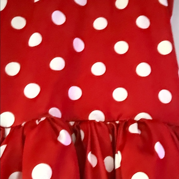 Minnie Mouse Red Polka Dot Costume with Hat - Picture 4 of 5